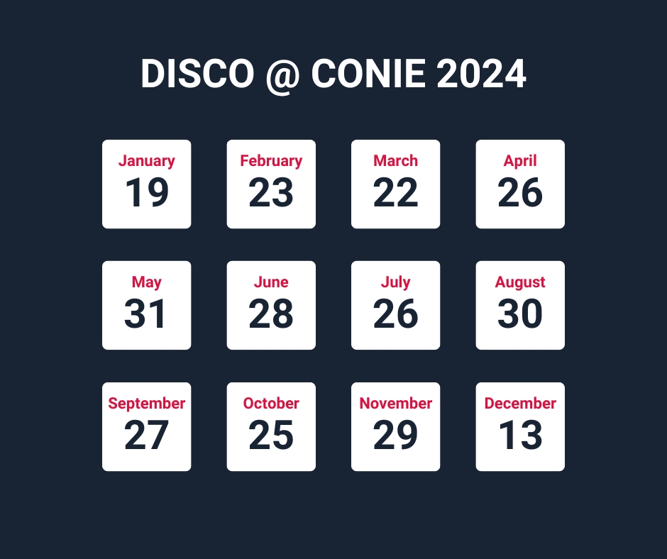 Conie Avenue Disco Calendar