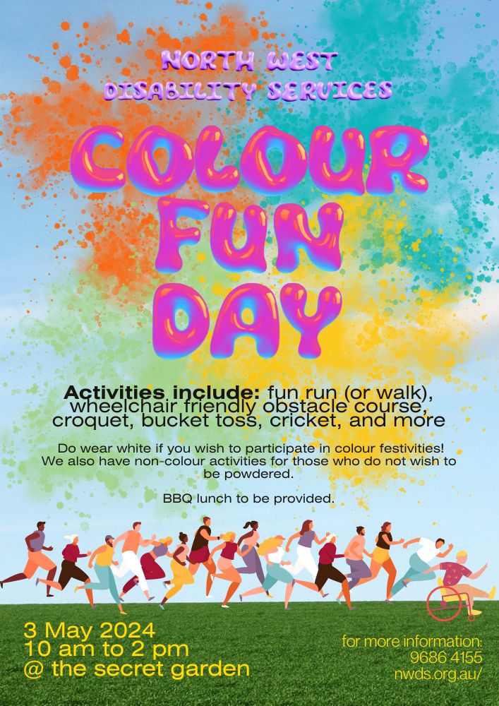 Colour Fun Day Flyer 2024