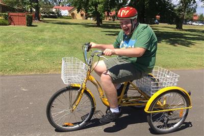 Riding a Trike