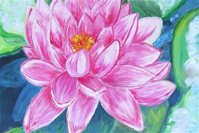 Like to paint flowers